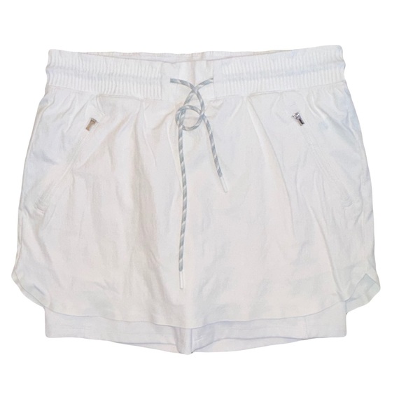 Athleta White Athletic Trekkie Skirt Skort Tennis Golf Women’s Size 4 - Picture 1 of 7
